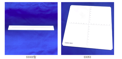 SHIBUYA涩谷光学株式会社-玻璃参考刻度（白色，哑光型）S3001